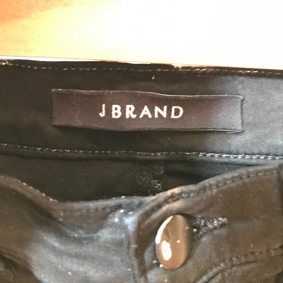 J Brand 815 Mid-Rise Super Skinny In Black Velvet - Picture 2 of 3